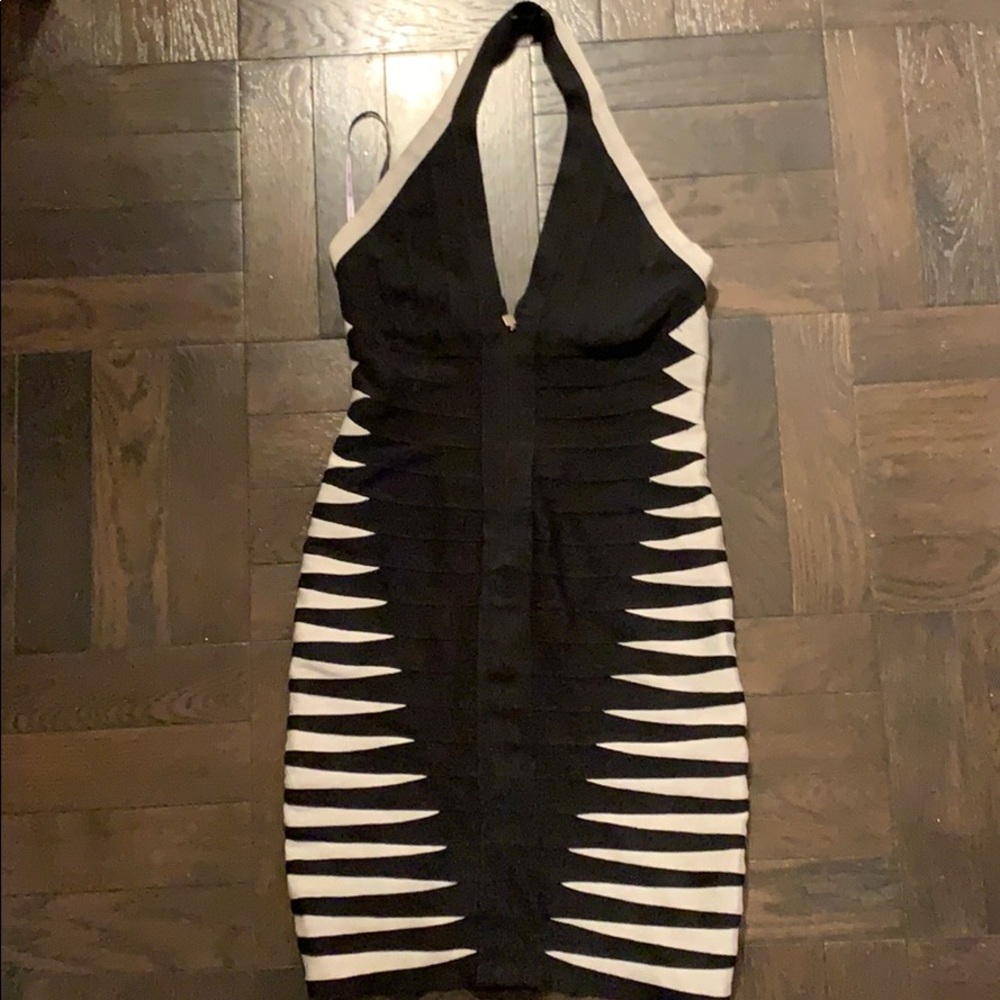 Herve Leger Halter dress